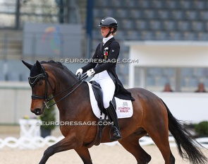 Andrina Suter and Fibonacci at the 2024 CDI Aachen Festival 4 Dressage :: Photo © Astrid Appels