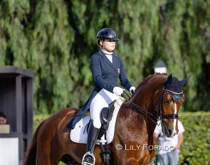 Andrea Ruiz Junco on Quicksilver at the 2024 Spanish Under 25 Championships :: Photo © Lily Forado