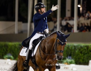 Rafael Soto Rosado  on Importante II at the 2024 Spanish Dressage Championships :: Photo © Lily Forado