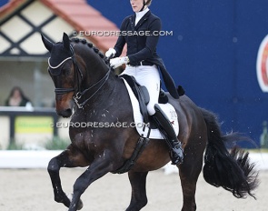 Carina Scholz and Tarantino at the 2024 CDI Hagen :: Photo © Astrid Appels