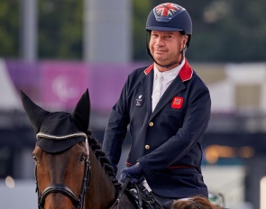 Lee Pearson at the 2021 Paralympics in Tokyo :: Photo © FEI