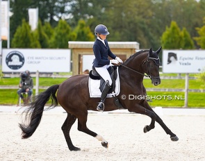 Mikaela Soratie and Legend Dynamite at the 2024 CDI Exloo :: Photo © Digishots