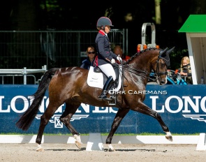 Sophie Wells and C Fatal Attraction at the 2019 European Para Dressage Championships in Rotterdam :: Photo © Dirk Caremans