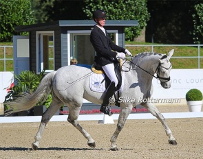 Tobias Thorning Jørgensen and Jolene Hill at the 2023 European Para Championships in Riesenbeck :: Photo © Silke Rottermann