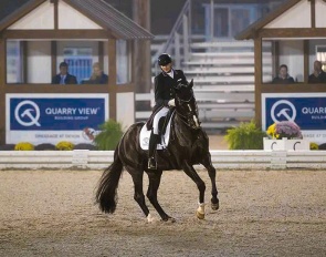 Kevin Kohmann and Dünensee at the 2024 CDI-W Dressage at Devon :: Photos © PMG