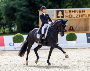 Lena Hassmann on Maddox Mart at the 2024 CDI/CDN Donaueschingen :: Photo © Stefan Lafrentz