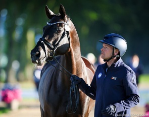 Henri Ruoste and Tiffanys Diamond at the 2024 Olympic Games in Paris :: Photo © Astrid Appels