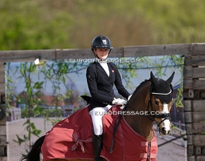 Cecilie Gautier Christensen and Tackmann's Cookie at the 2024 CDI Sint-Truiden :: Photo © Astrid Appels