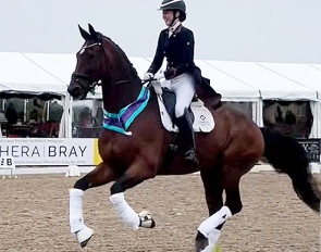 Morgan Haerr and Behroez win the 2024 British Young Riders Championships