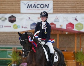 Ninon Dupuy Pelardy and Dancielle de Malleret at the 2024 French Youth Riders Championships :: Photos © private
