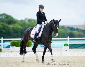 ara Dressage Athlete of the Year Roberta Sheffield and Fairuza competing at the Paris 2024 Paralympic Games :: Photo © Jon Stroud