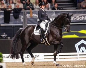 Isabell Werth and Wendy win the World Cup qualifier in Stuttgart :: Photo © Stefan Lafrentz