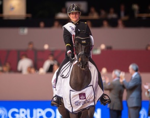 Pauline Basquin and Sertorius de Rima Z at the 2024 CDI-W Madrid :: Photos © Thomas Reiner