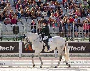 Helen Kearney and Mister Cool at the 2014 World Equestrian Games :: Photo © Digishots
