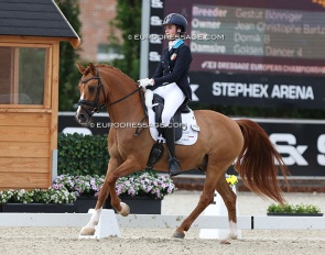 Salome Bartz and Derano B at the 2024 European Pony Championships :: Photo © Astrid Appels
