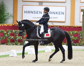 Rahmouni and All at Once in their last CDI together in Kronenberg December 2024 :: Photo © Astrid Appels