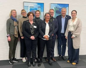 The newly elected board of directors and chair of the Danish Equestrian Federation :: Photo © DRF