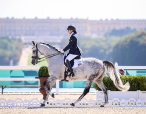 Kate Shoemaker and Vianne at the 2024 Paralympics in Paris