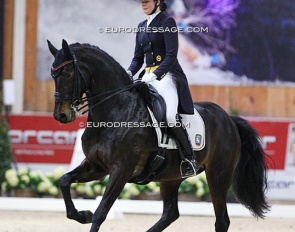 Sophie Reef and Charming Lady at the 2020 CDI Lier :: Photo © Astrid Appels