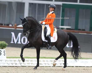 Adelinde Cornelissen and Governor STR at the 2021 European Championships in Hagen :: Photo © Astrid Appels