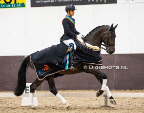 Sergio Bermejo Garcia and Leon in the 2022 Duval Dressage Cup :: Photo © Digishots
