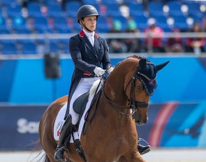 Mathilde Blais Tetreault and Fedor at the 2023 Pan American Games