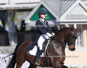 Emily Miles and Java Dulce at the 2023 Palm Beach Dressage Derby :: Photo © Astrid Appels