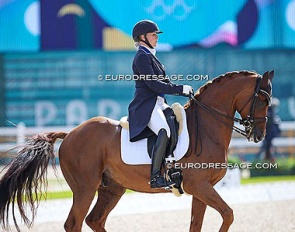 Emma Kanerva and Greek Air at the 2024 Olympic Games :: Photo © Astrid Appels