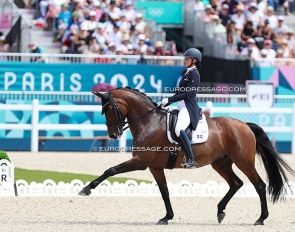 Yvonne Losos de Muniz and Aquamarijn at the 2024 Paris Olympics :: Photo © Astrid Appels