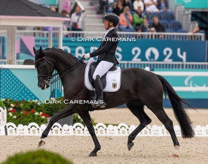 Anna-Lena Niehues on Quimbaya at the 2024 Paralympics in Paris :: Photo © Dirk Caremans