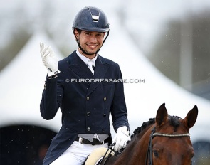 Roy First on Ecstasy F at the 2024 CDI Sint-Truiden :: Photo © Astrid Appels