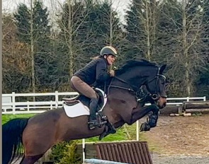 Abi Lyle and Francesca training cross country