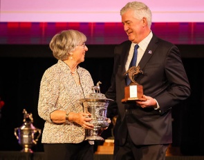 Lendon Gray received the 2024 USEF Lifetime Achievement Award at the Pegasus Awards Dinner :: Photo © US Equestrian
