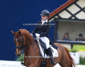 Susanna Steinberg (née Avellan) on Rhapsodie at the 2019 CDI Hagen :: Photo © Astrid Appels
