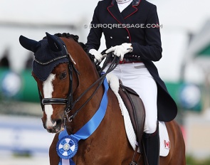 Shannon Dueck and Angelika MW at the 2022 Palm Beach Dressage Derby :: Photo © Astrid Appels