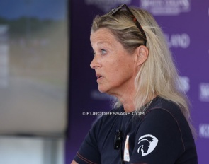 Iris Boelhouwer at the 2023 European Dressage Championships in Riesenbeck :: Photo © Astrid Appels