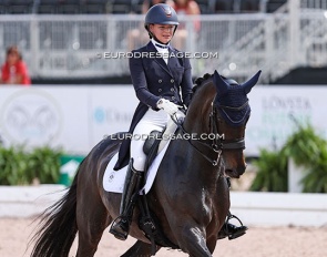 Ava MacCoubrey on Don Camillo-S at the 2023 CDI Wellington :: Photo © Astrid Appels 