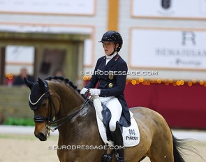 Anna Schölermann and Springborgs Guardian at the 2024 CDI Kronenberg Indoor :: Photo © Astrid Appels