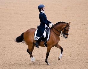 Alison Gill and Hilkens Denali at the 2024 Australian Grand Prix Championships