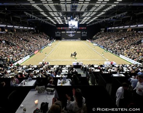 Full house at the 2025 Danish Warmblood Stallion Licensing and CSI/CDI Herning :: Photo © Ridehesten