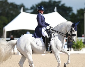 Tessa Holloran and Ike at the 2025 CDN Wellington :: Photo © Astrid Appels