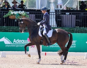 Marcus Orlob and Jane at the 2025 CDI 4*Wellington on 27 March 2025 :: Photo © Sue Stickle