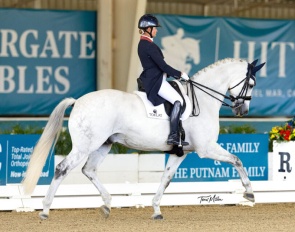 Kristina Harrison-Antell and Finley at the 2025 CDI Del Mar on 19 April 2025 :: Photo © Terri Miller