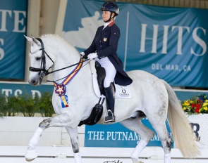 Kristina Harrison-Antell and Finley at the 2025 CDI Del Mar on 20 April 2025 :: Photo © Terri Miller
