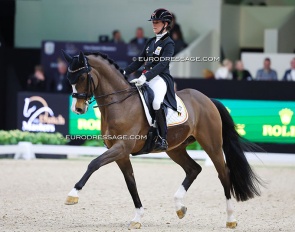 Larissa Pauluis and Flambeau at the 2025 CDI-W 's Hertogenbosch :: Photo © Astrid Appels