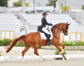 Benjamin Ebeling and Bellena at the 2025 CDI 4* Ocala :: Photo © Astrid Appels