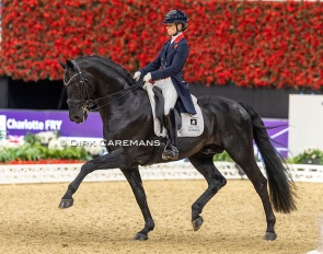 Charlotte Fry and Glamourdale at the 2025 World Cup Finals :: Photos © Dirk Caremans