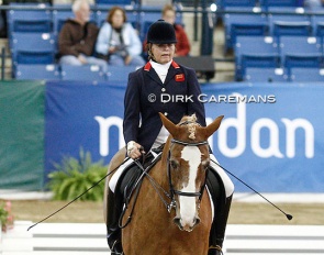 Anne Dunham and Teddy Edwards at the 2010 World Equestrian Games in Kentucky :: Photo © Hippofoto