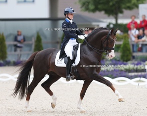 Nanna Skodborg Merrald and Don Olymbrio at the 2023 CDIO Aachen :: Photo © Astrid Appels