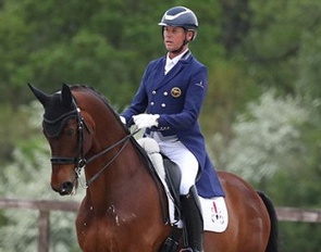 Carl Hester and Fame at the 2025 CDI Addington :: Photo © Spidge 